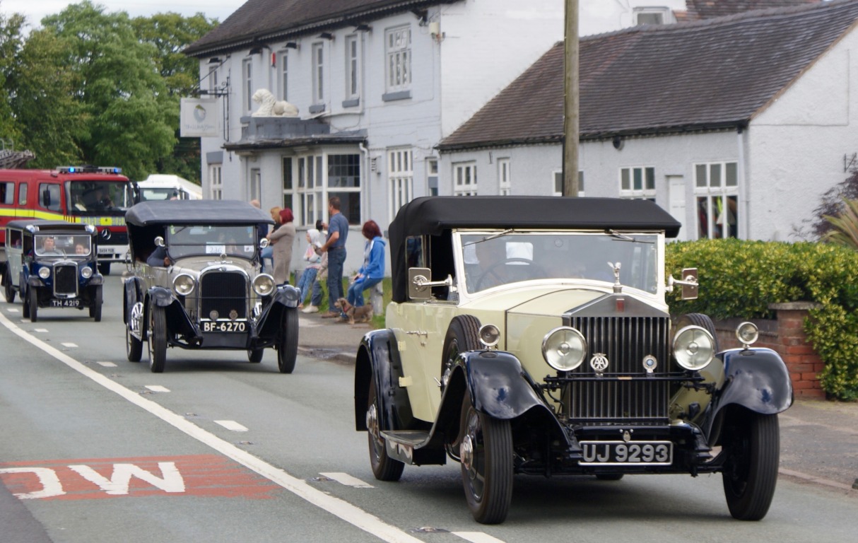 Photographs taken of the 2017 Festival of Transport parade of vehicles from Hankelow to Audlem