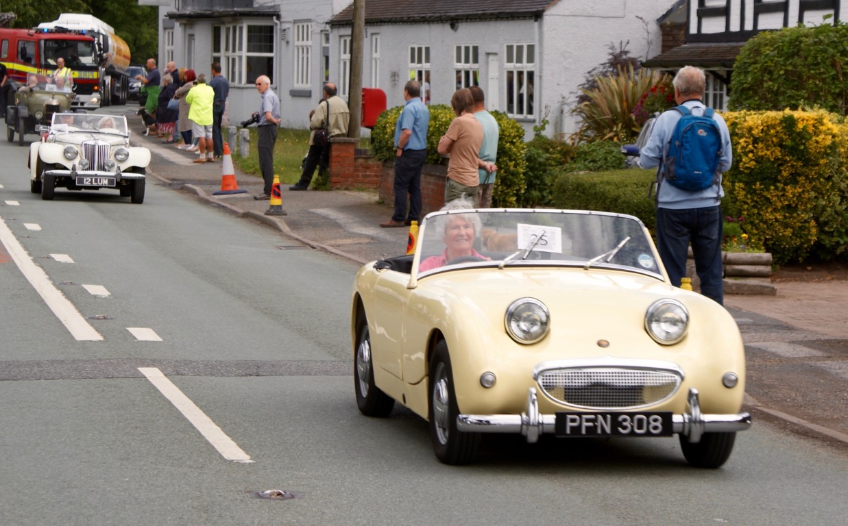 Photographs taken of the 2017 Festival of Transport parade of vehicles from Hankelow to Audlem