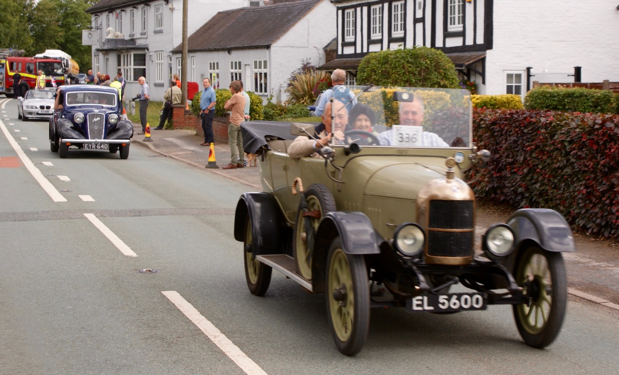 Photographs taken of the 2017 Festival of Transport parade of vehicles from Hankelow to Audlem