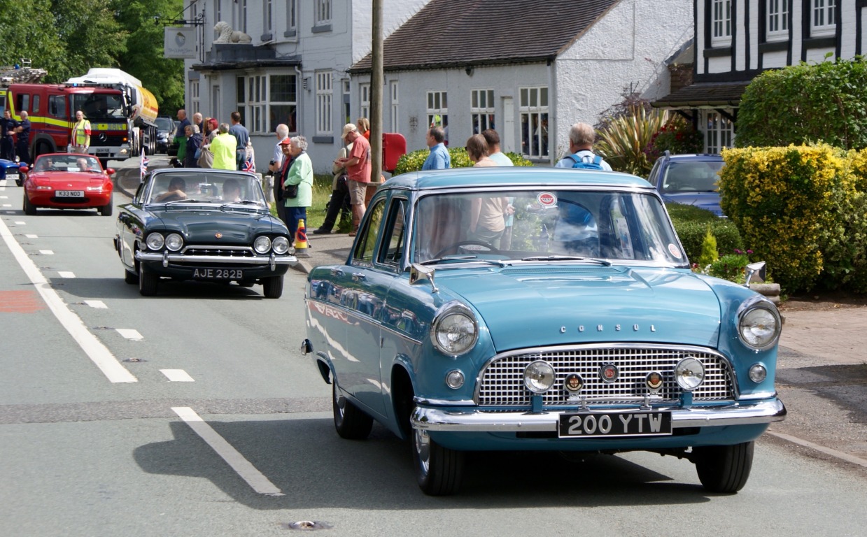 Photographs taken of the 2017 Festival of Transport parade of vehicles from Hankelow to Audlem