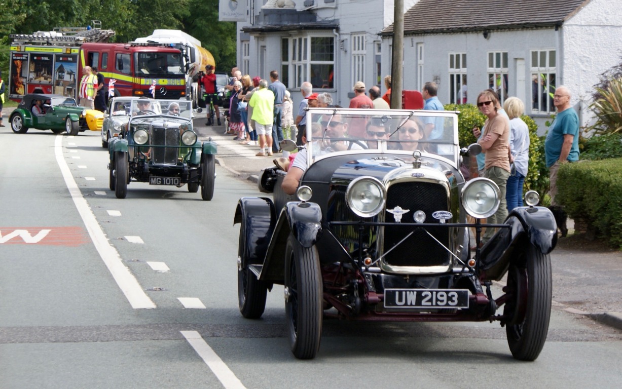 Photographs taken of the 2017 Festival of Transport parade of vehicles from Hankelow to Audlem