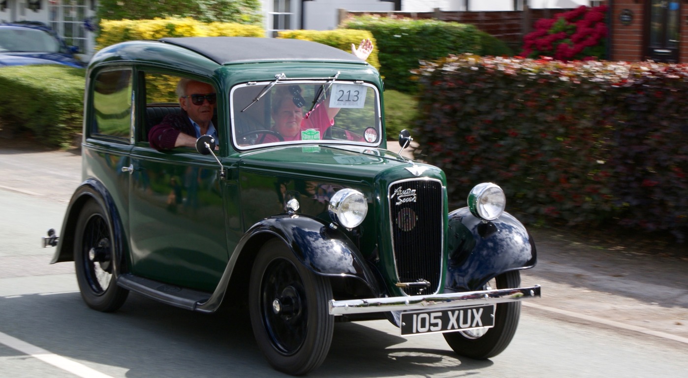 Photographs taken of the 2017 Festival of Transport parade of vehicles from Hankelow to Audlem