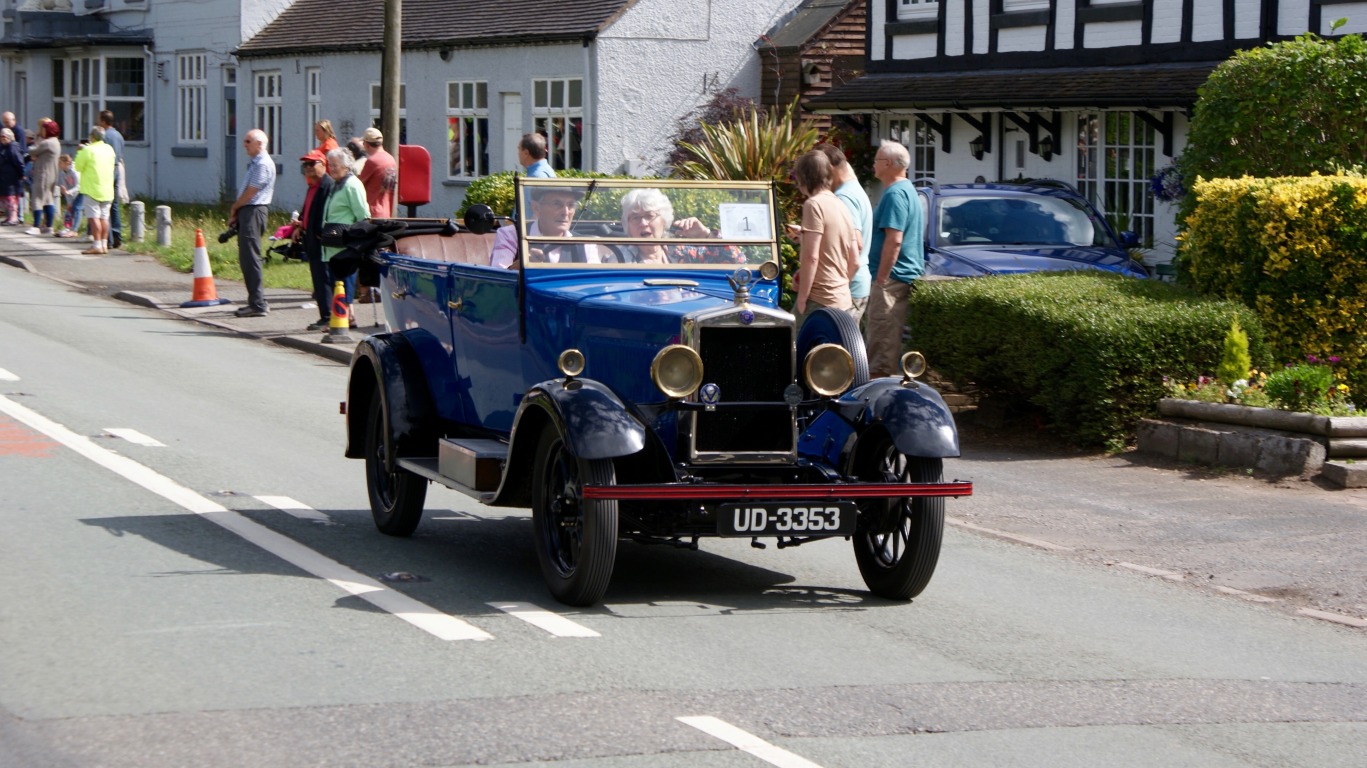 Photographs taken of the 2017 Festival of Transport parade of vehicles from Hankelow to Audlem