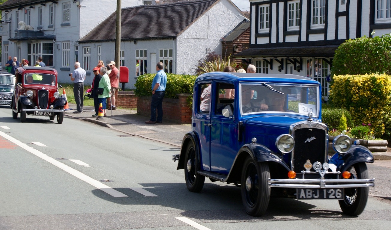 Photographs taken of the 2017 Festival of Transport parade of vehicles from Hankelow to Audlem