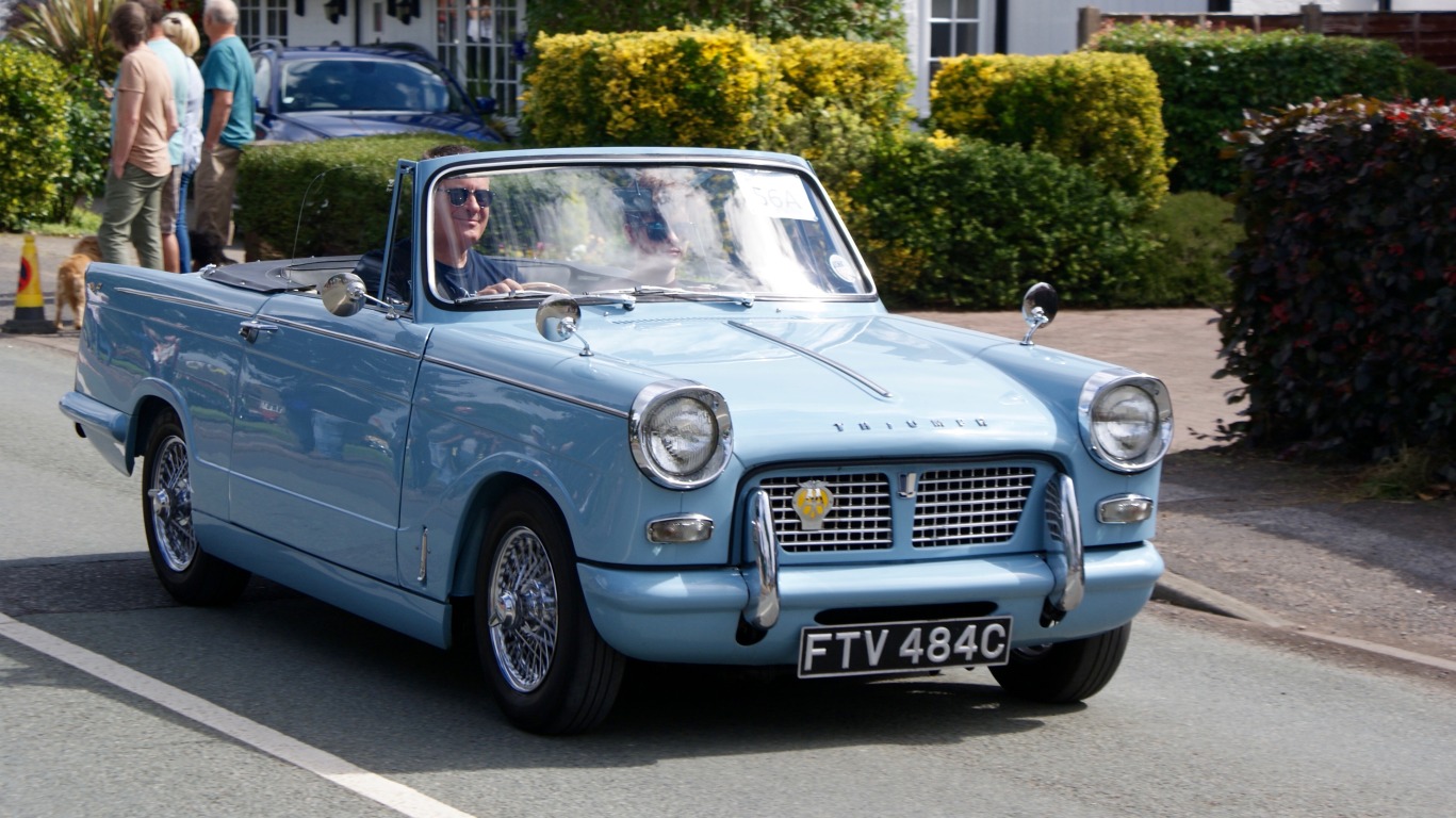 Photographs taken of the 2017 Festival of Transport parade of vehicles from Hankelow to Audlem