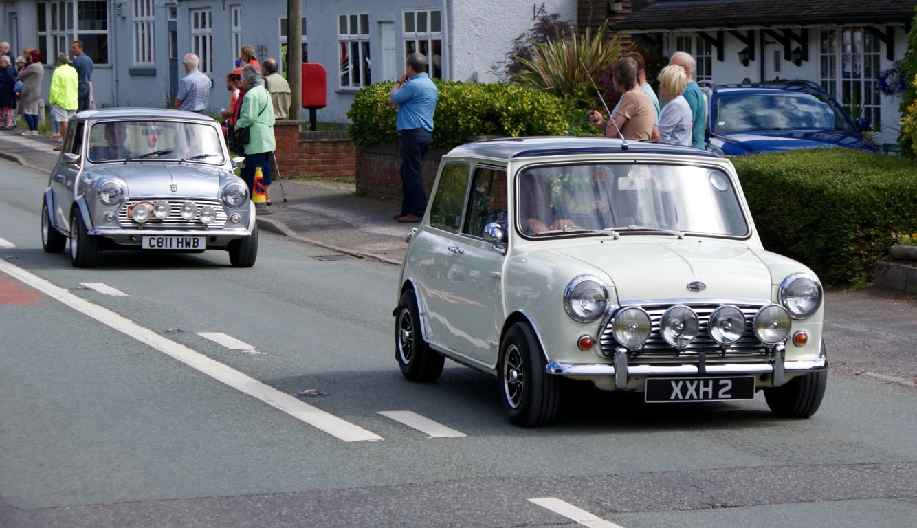 Photographs taken of the 2017 Festival of Transport parade of vehicles from Hankelow to Audlem