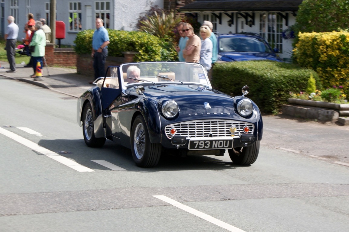 Photographs taken of the 2017 Festival of Transport parade of vehicles from Hankelow to Audlem