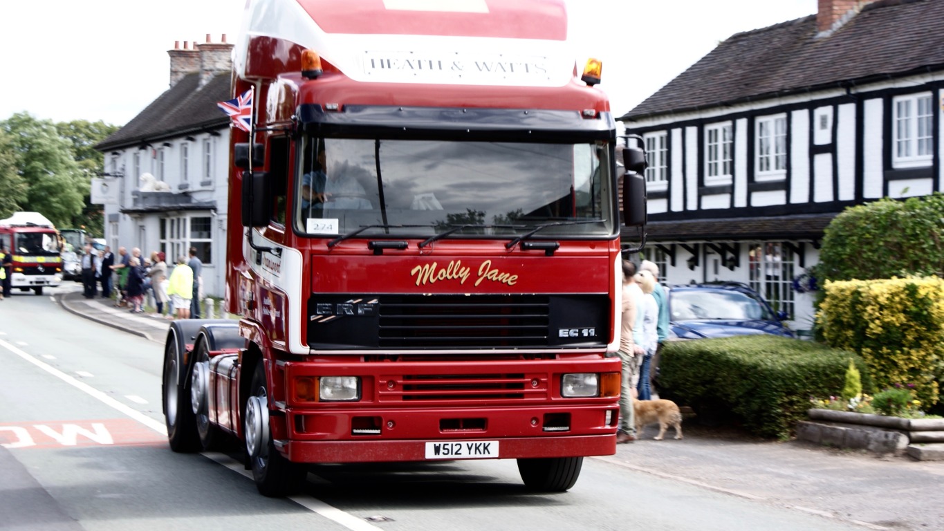 Photographs taken of the 2017 Festival of Transport parade of vehicles from Hankelow to Audlem