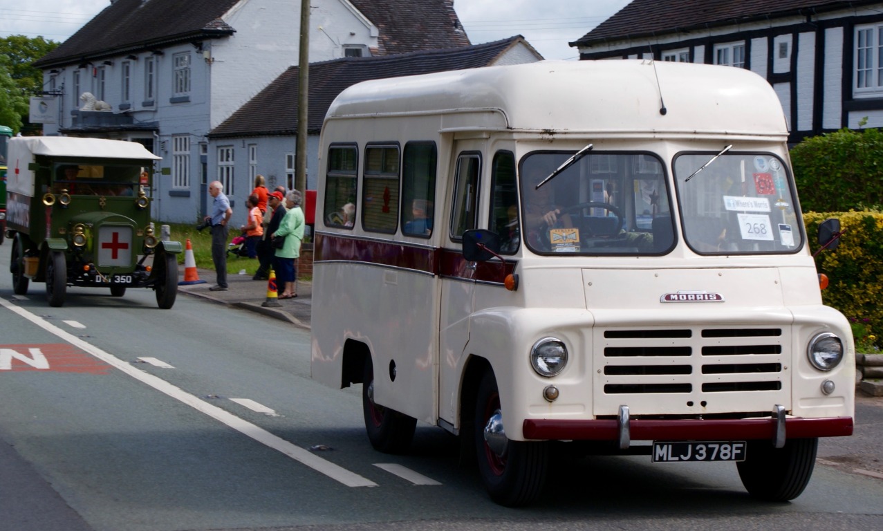 Photographs taken of the 2017 Festival of Transport parade of vehicles from Hankelow to Audlem