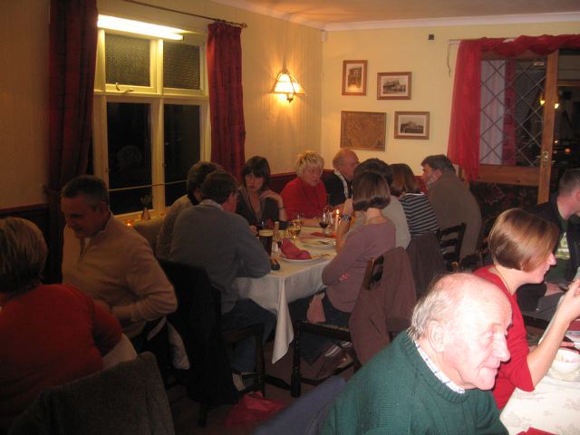 Photographs taken during the Autumn Supper in the White Lion in November 2007