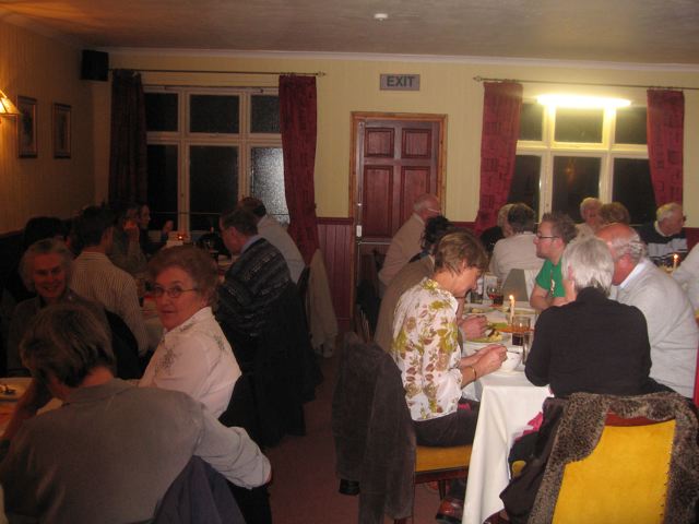 Photographs taken during the Autumn Supper in the White Lion in November 2007