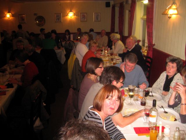 Photographs taken during the Autumn Supper in the White Lion in November 2007