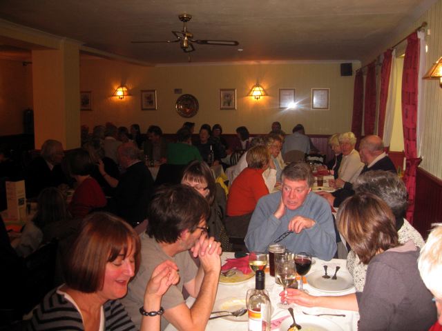 Photographs taken during the Autumn Supper in the White Lion in November 2007