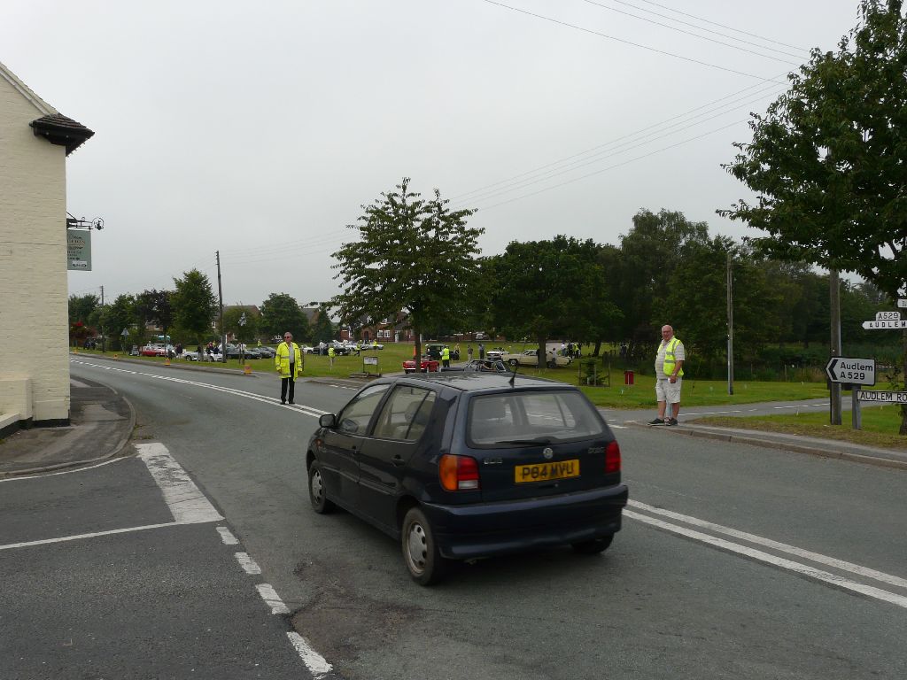 Photographs taken on Hankelow Green as vehicles arrive for the Festival of Transport 2008