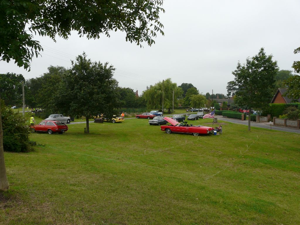 Photographs taken on Hankelow Green as vehicles arrive for the Festival of Transport 2008