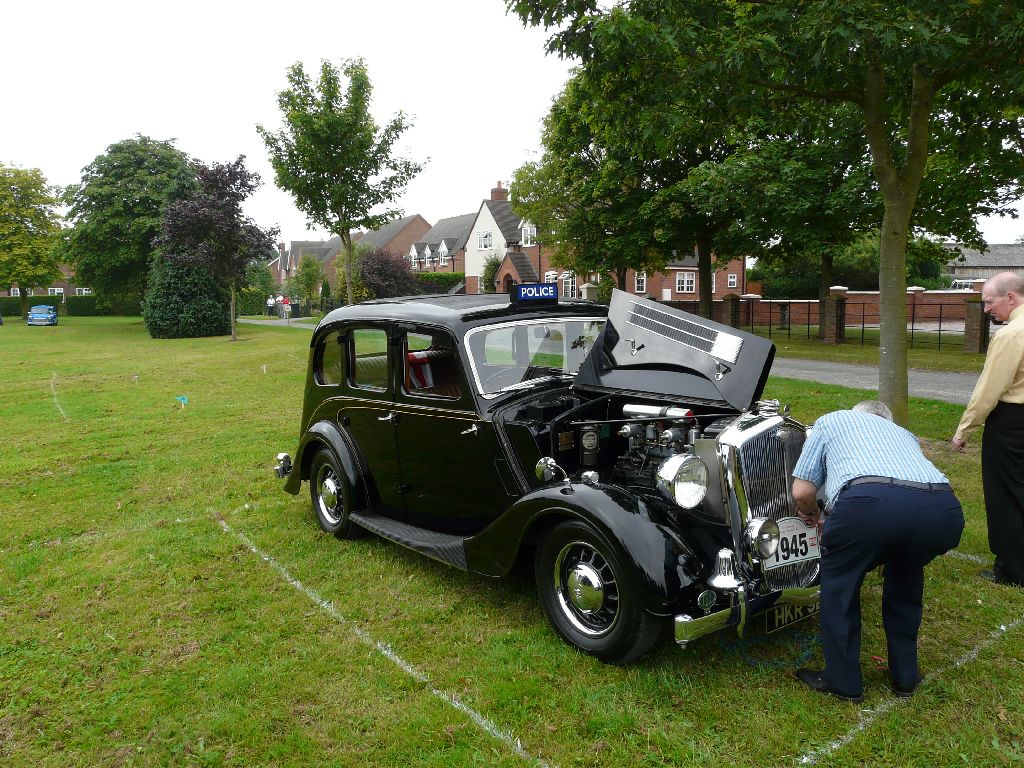 Photographs taken on Hankelow Green as vehicles arrive for the Festival of Transport 2008