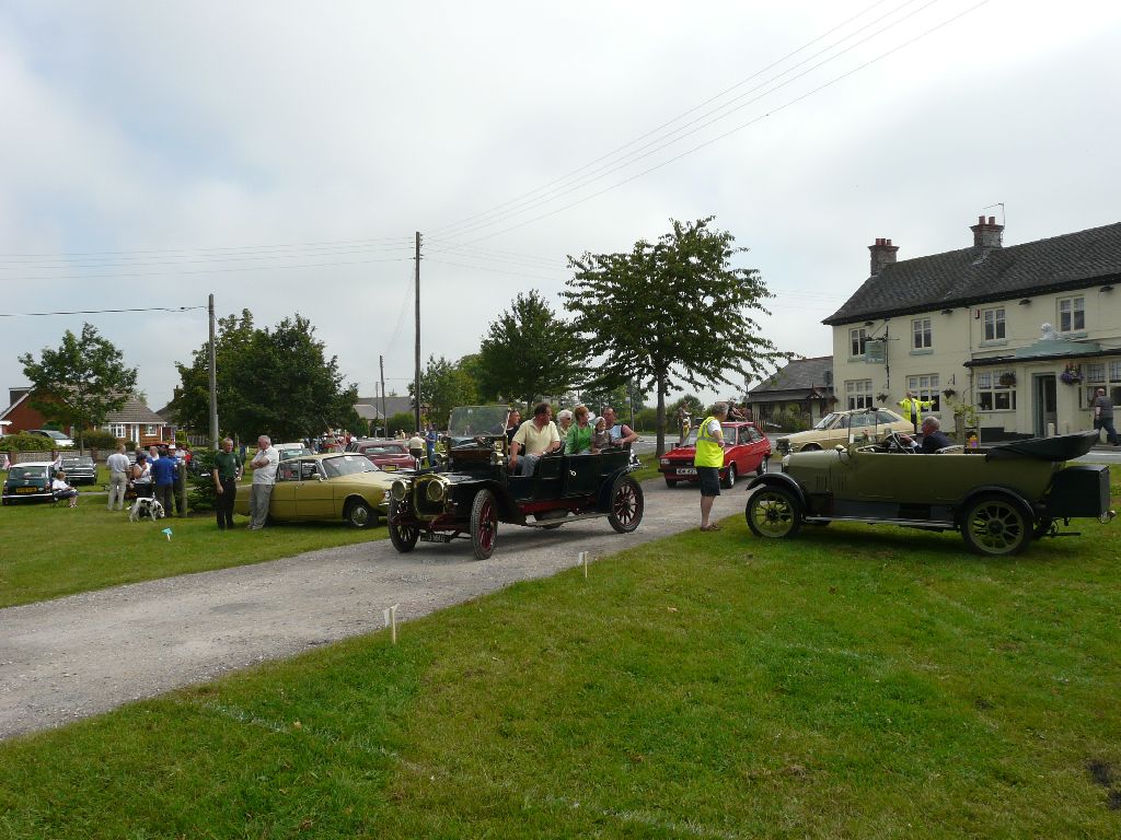 Photographs taken on Hankelow Green as vehicles arrive for the Festival of Transport 2008