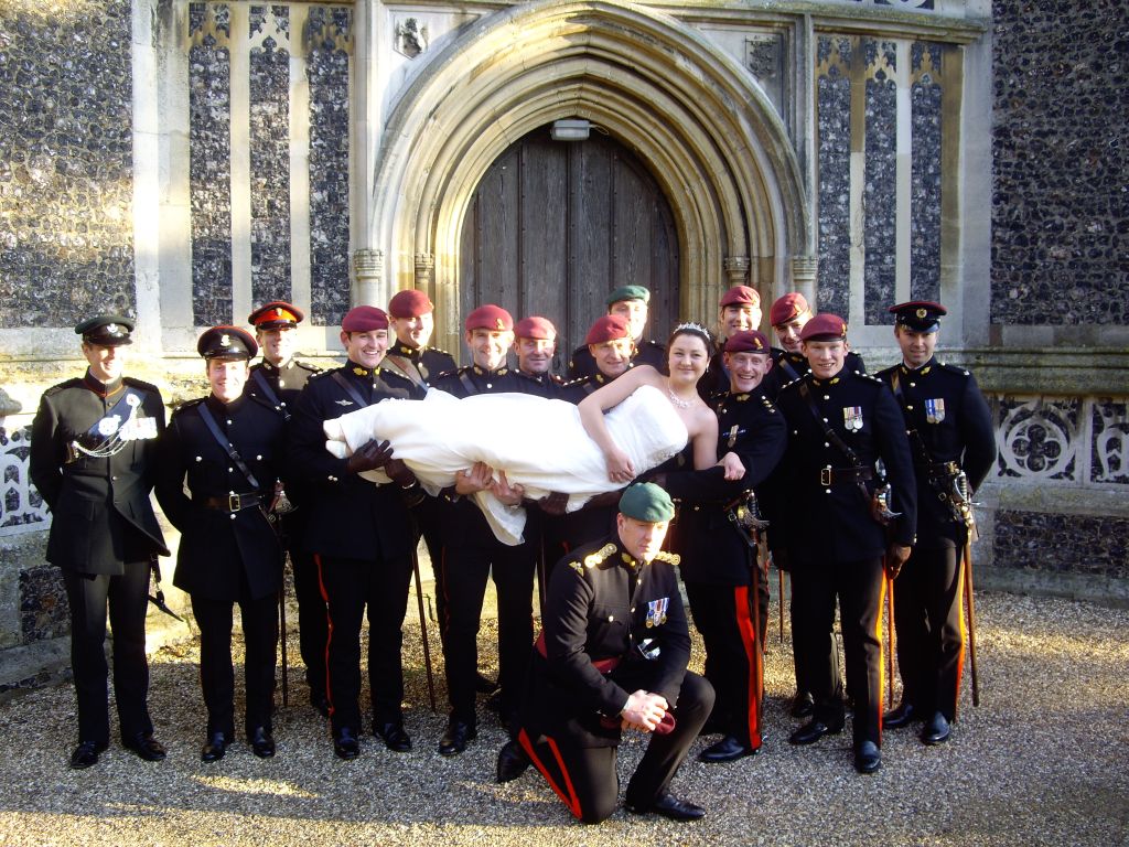 The blessing of the marriage of Georgina Wright and Captain Mark Normile on 15th December 2007 - photo 3