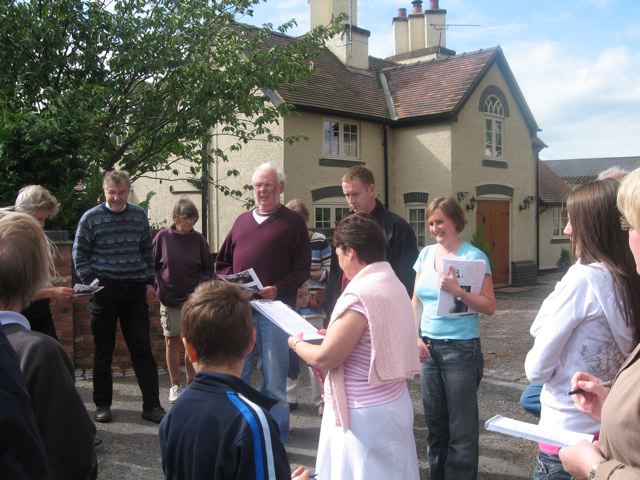 Photograph taken on the Hankelow History Walk 2007