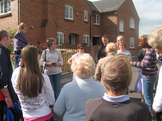 Photograph taken on the Hankelow History Walk 2007