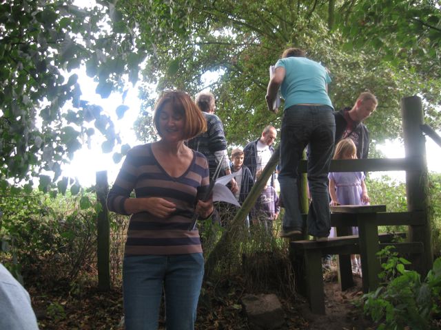 Photograph taken on the Hankelow History Walk 2007