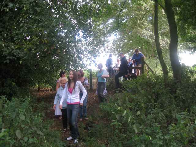 Photograph taken on the Hankelow History Walk 2007