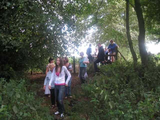 Photograph taken on the Hankelow History Walk 2007