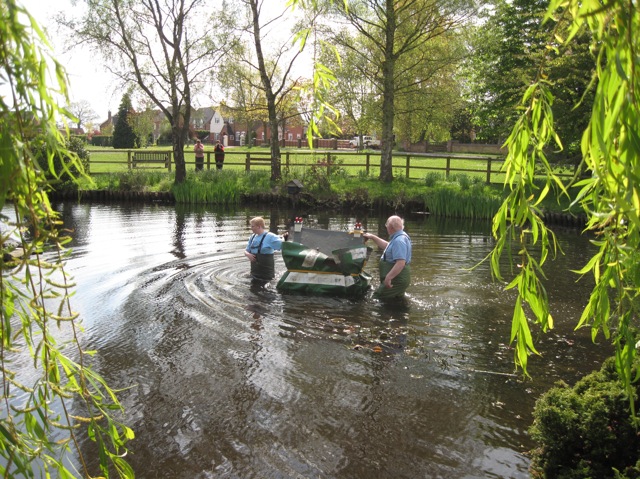 Joe Young and Ian Jones guide it to 